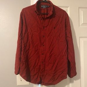 Ralph Lauren Red Plaid Button Up